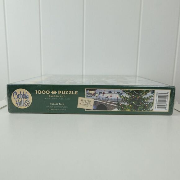 Cobble Hill Puzzle 1000 Pieces Christmas Town Sealed - Picture 4 of 6
